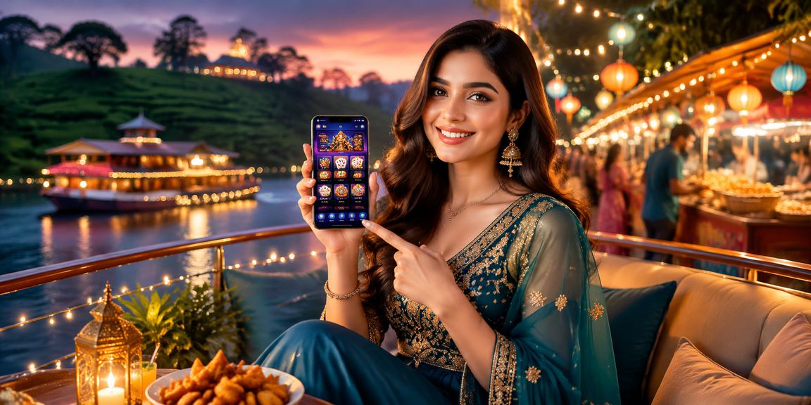 সিলেটের চা বাগানের পাশে মোবাইলে ফুটবল ম্যাচ অডস দেখছেন একজন ব্যবহারকারী